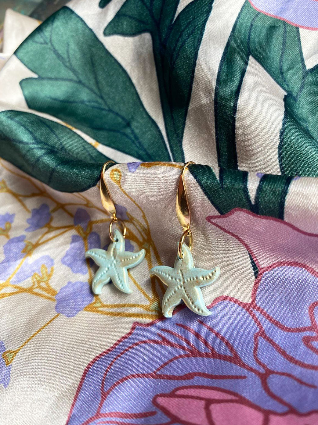 Pendientes estrellita de mar