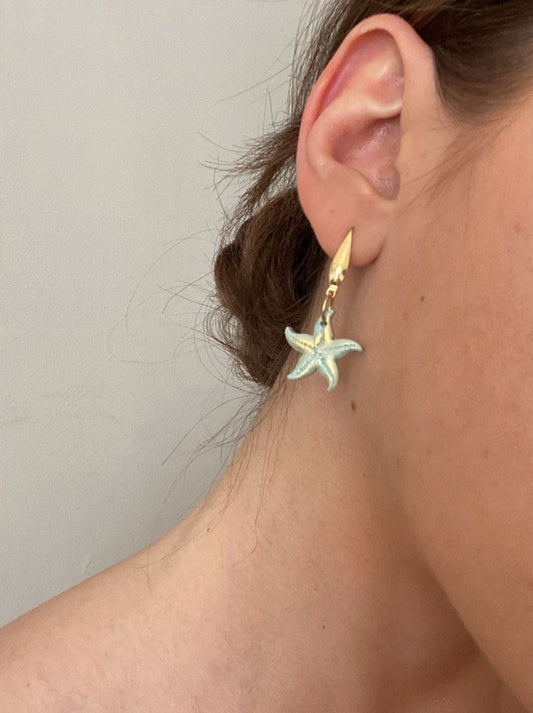 Pendientes estrellita de mar