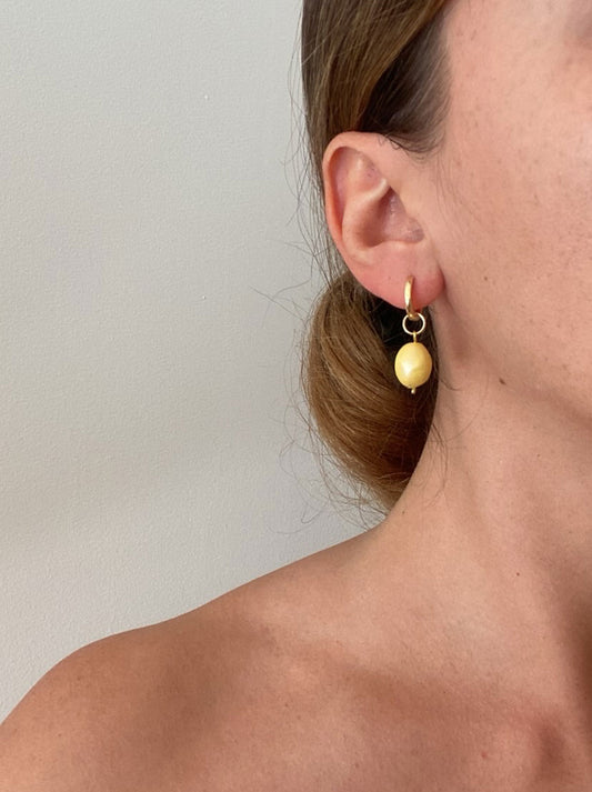 Aros Huggie Amarillo Mantequilla