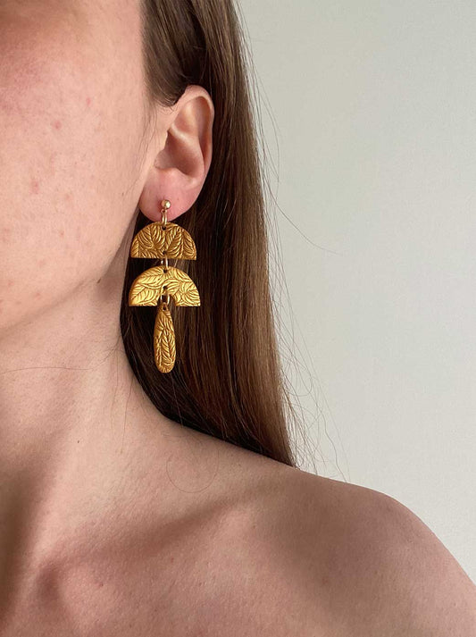 Pendientes Dorada Selva