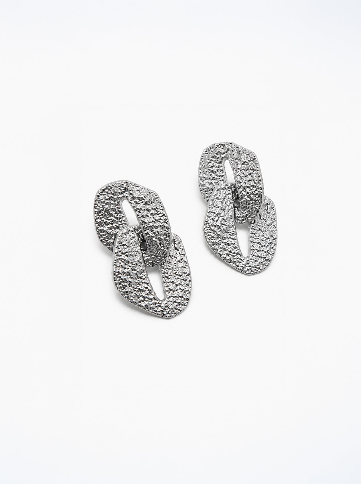 Pendientes cadena dorados