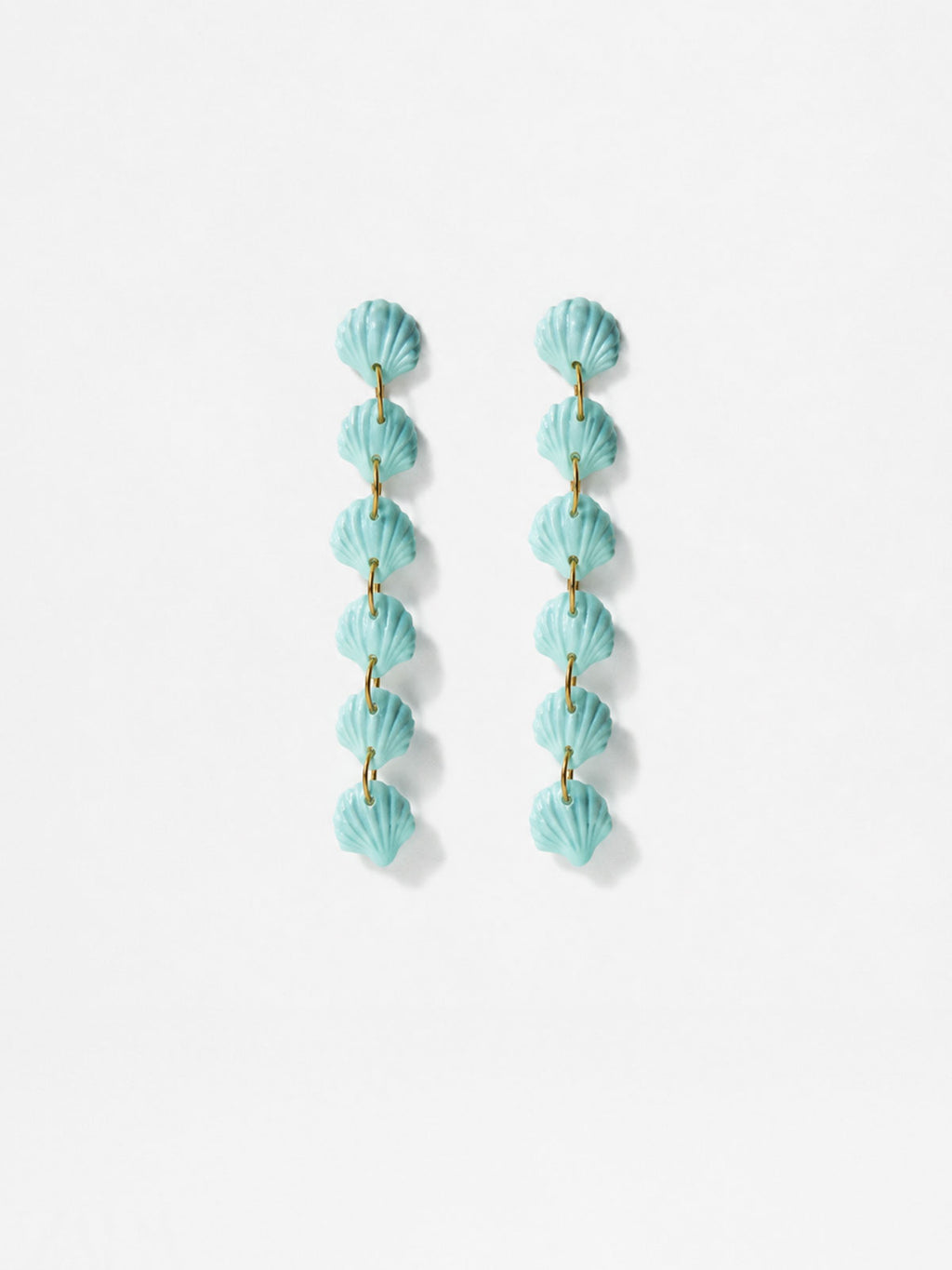 Pendientes conchas colgantes