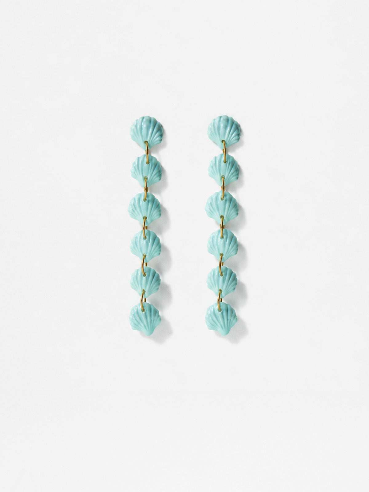 Pendientes conchas colgantes