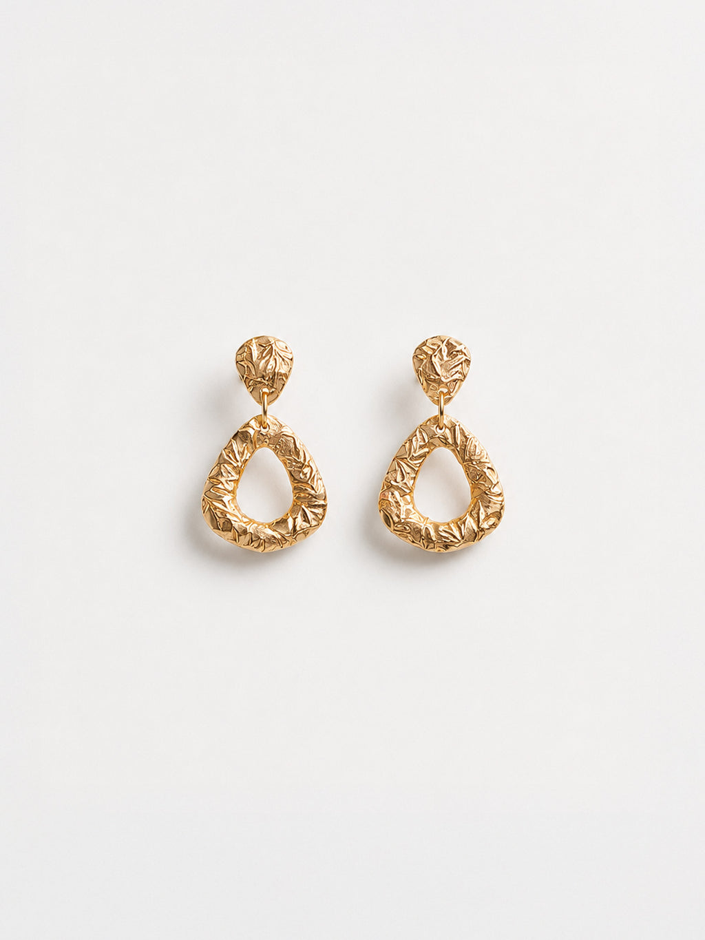 Pendientes flamenca dorados