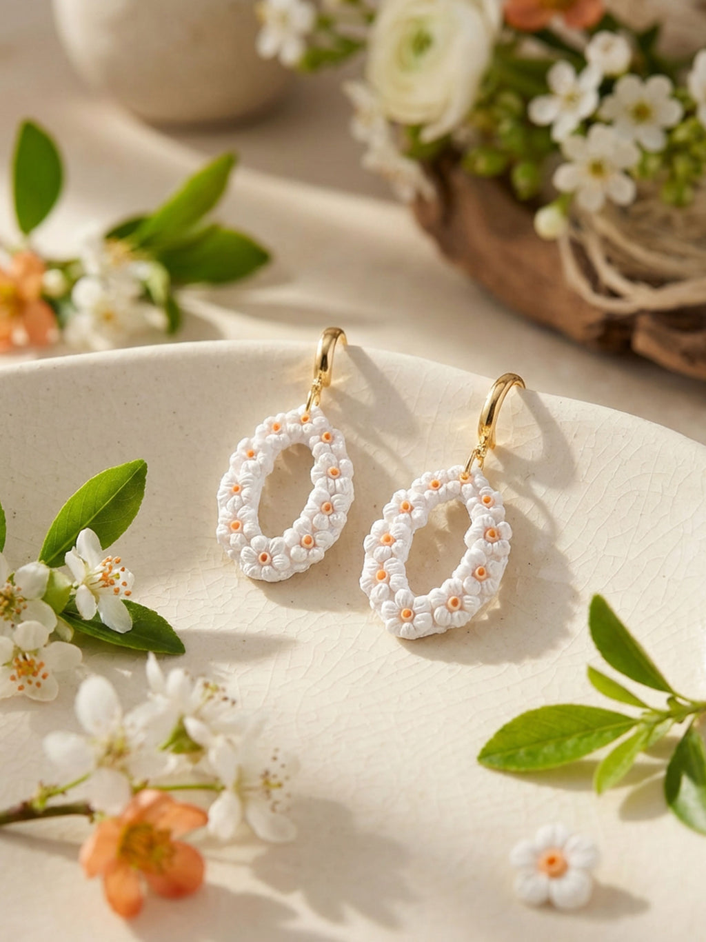 Pendientes margaritas