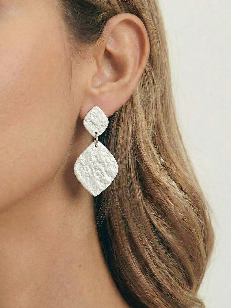 Pendiente gota perlado