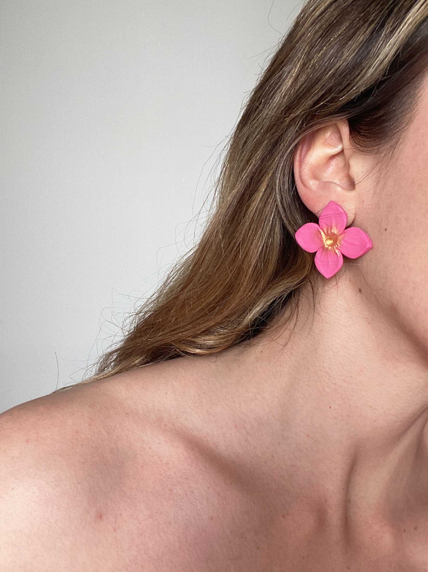 Pendientes Rosé Bloom