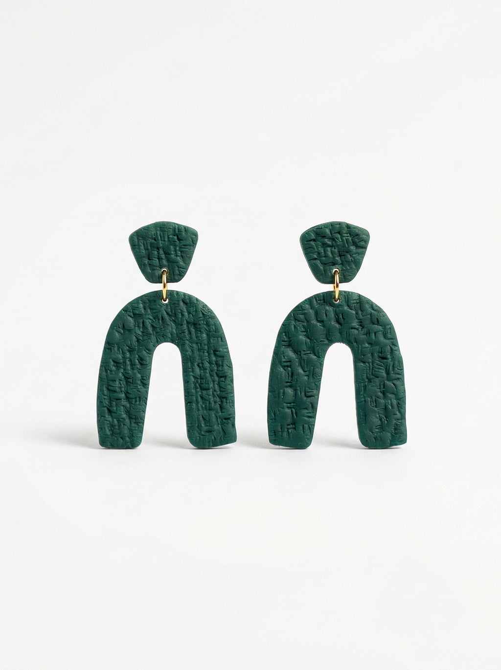 Pendientes verdes arco
