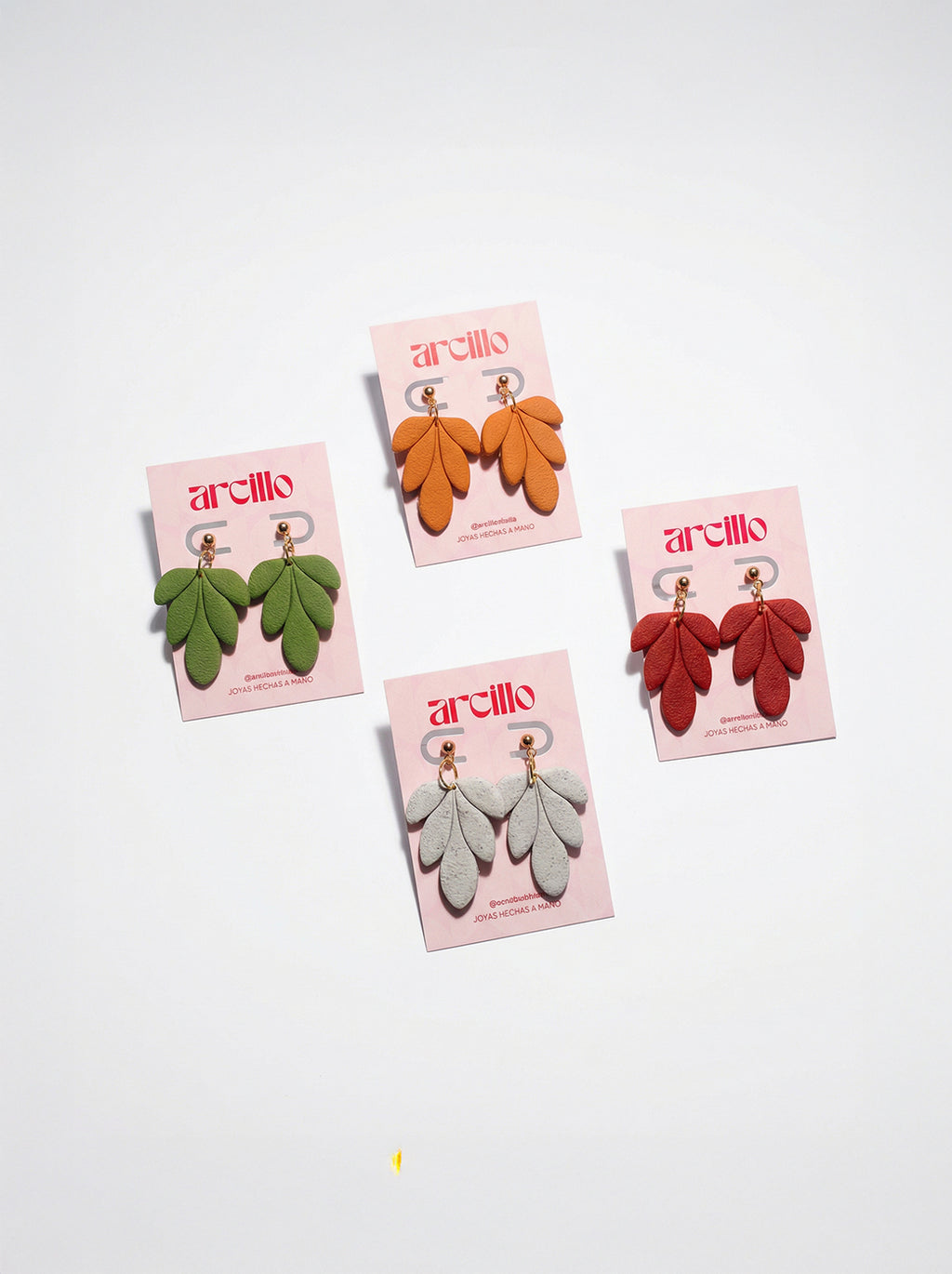 Pendientes hoja