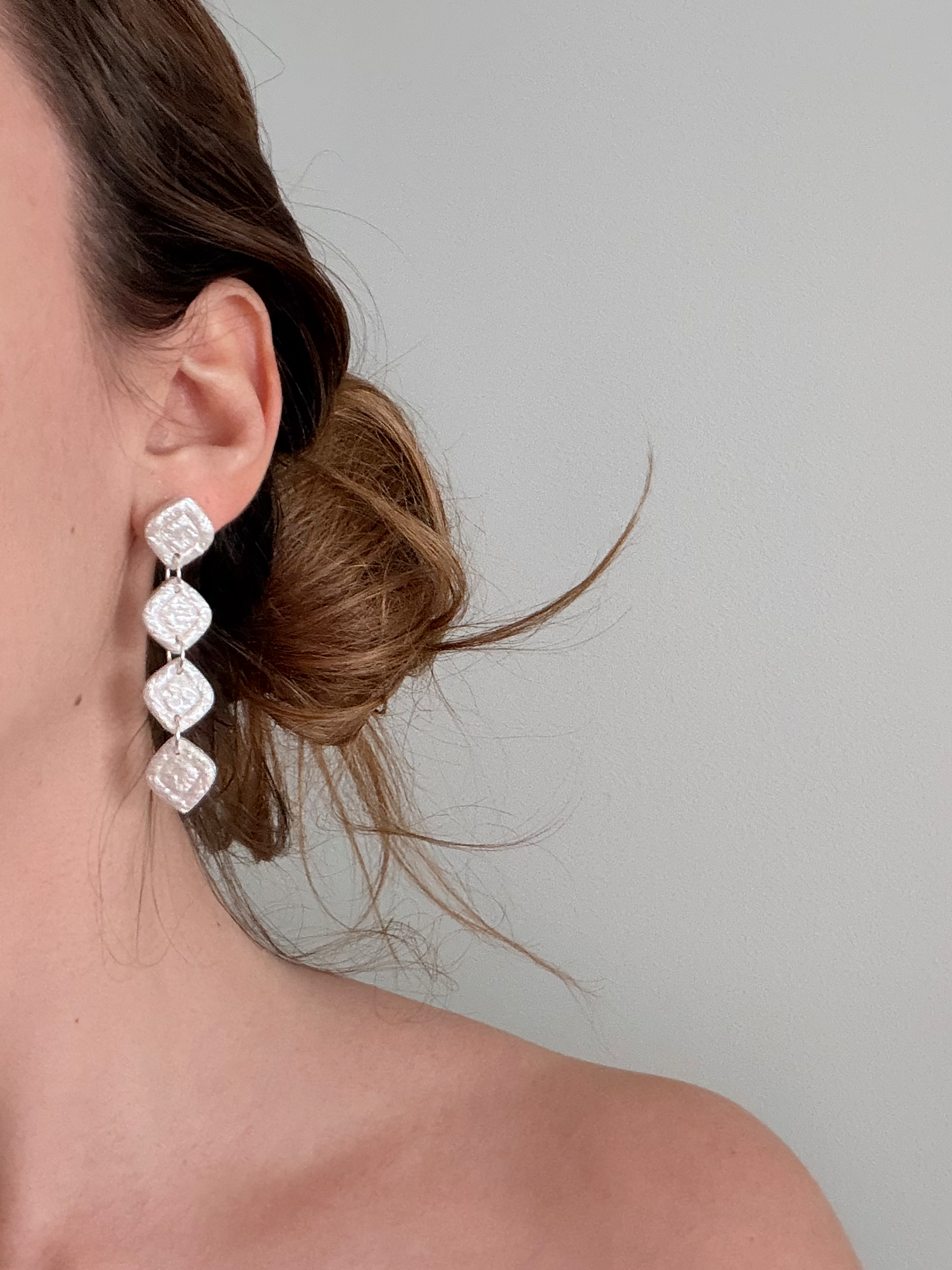 Pendientes largos fiesta brillantes