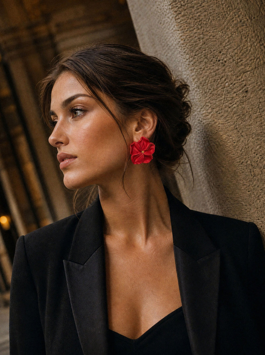 Pendientes flor xl
