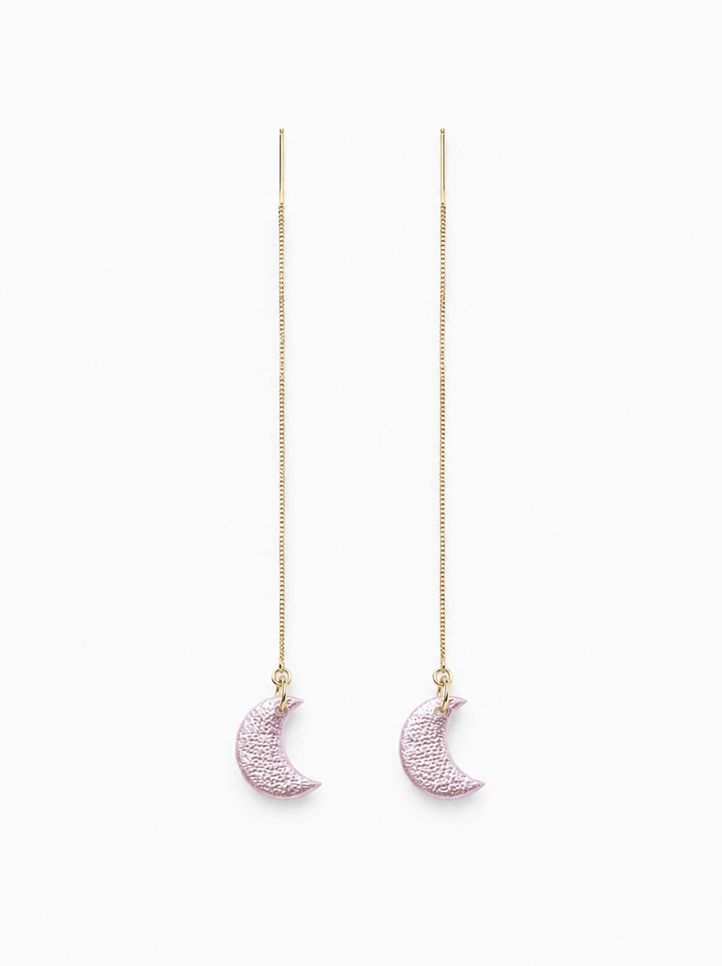 Pendientes colgantes luna