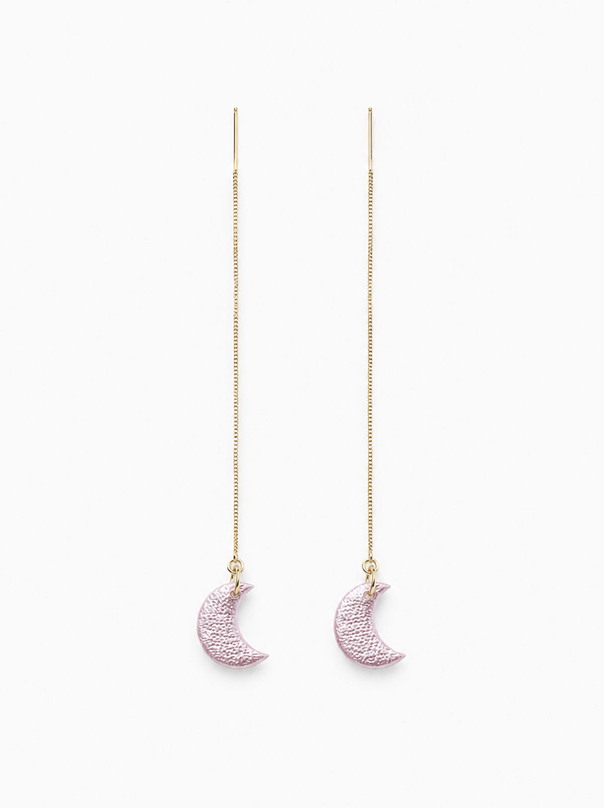 Pendientes colgantes luna