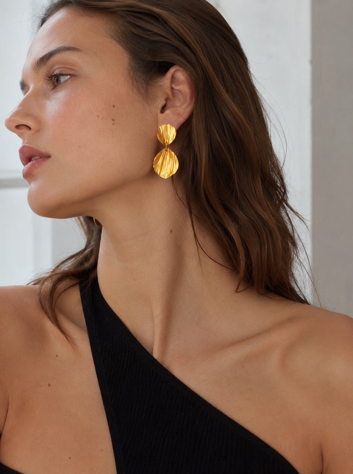 Pendientes pétalo