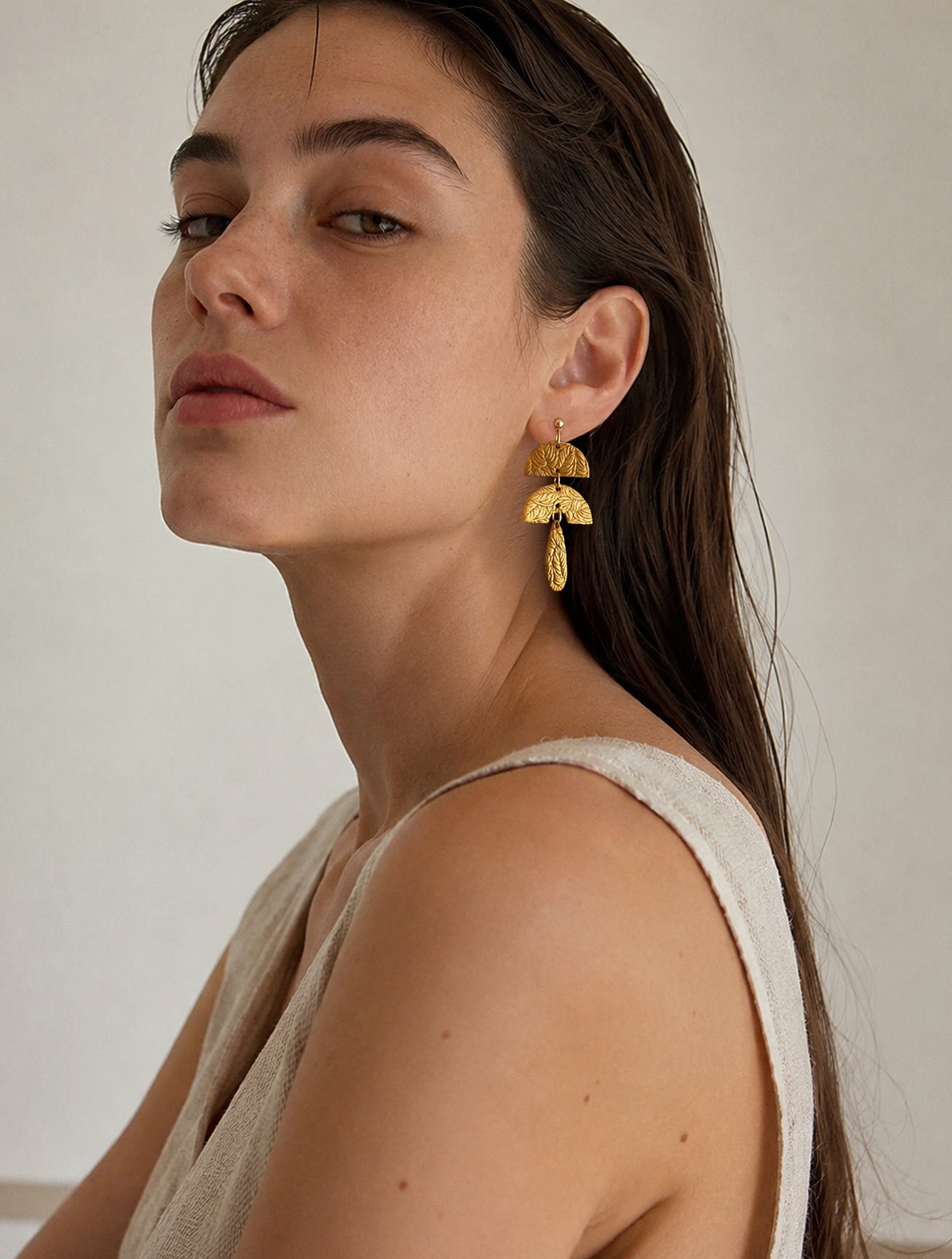 Pendientes Dorada Selva