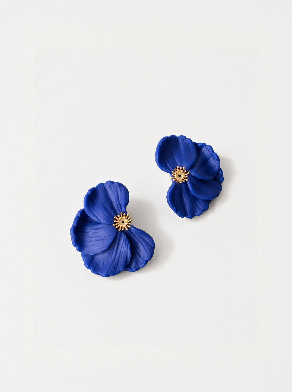 Pendientes abanico flor