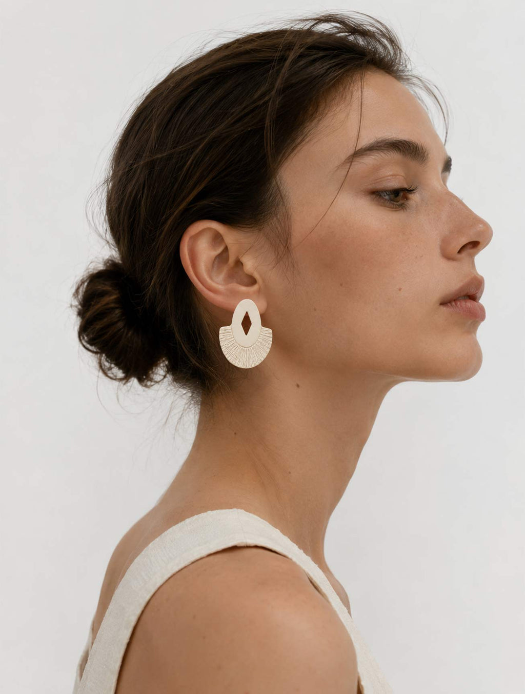 Pendientes Menta Textura